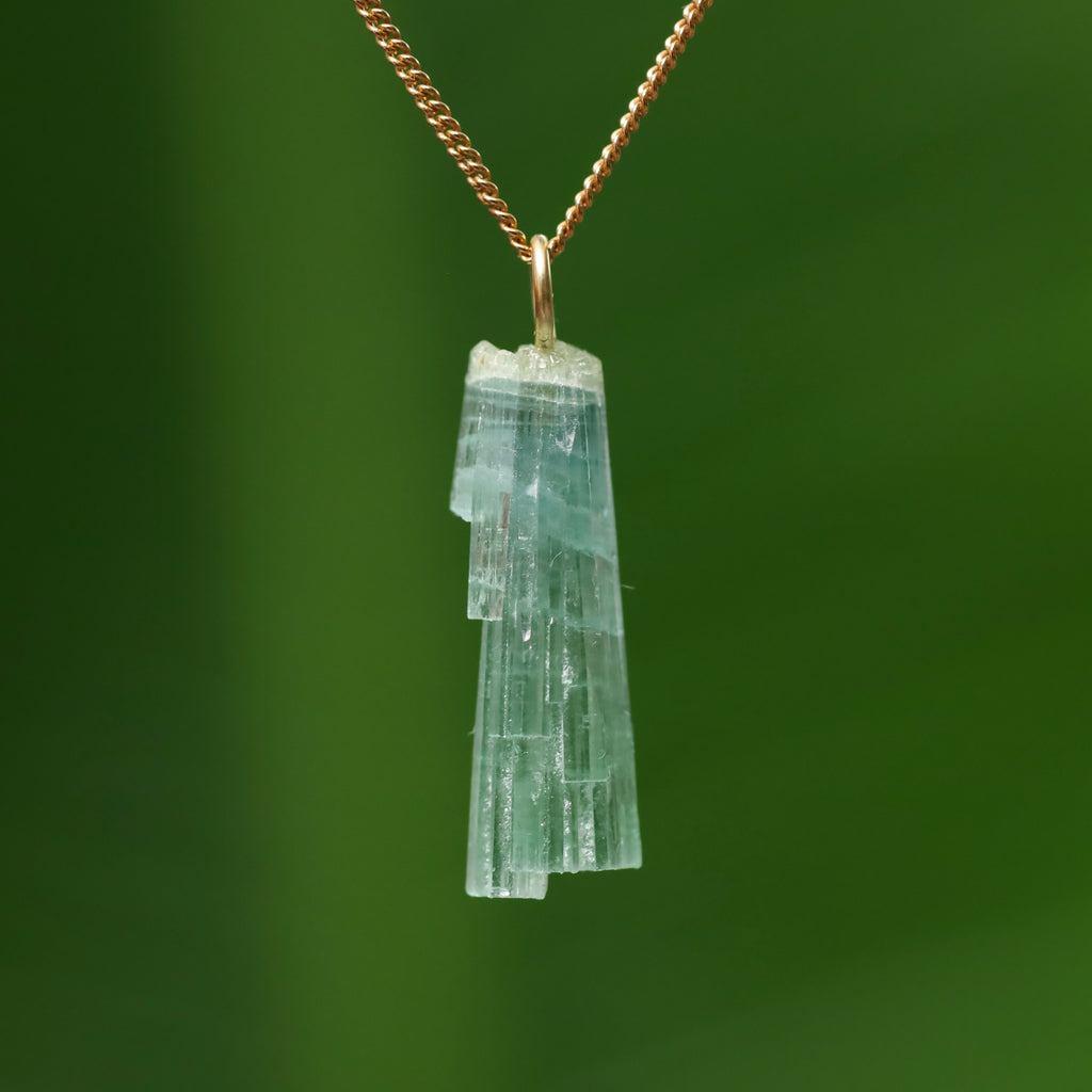 Blauwe-groene Toermalijn - Jaba mijn, Afghanistan