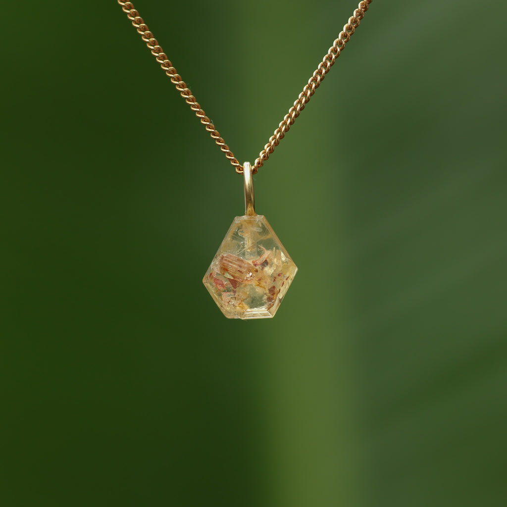 Ruwe gele Saffier - Sri lanka