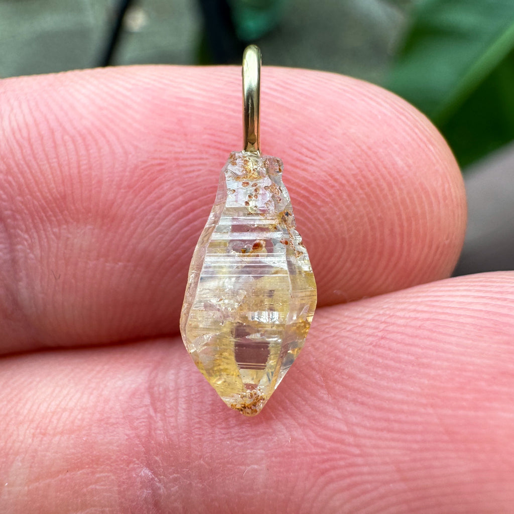 Ruwe gele Saffier - Sri lanka