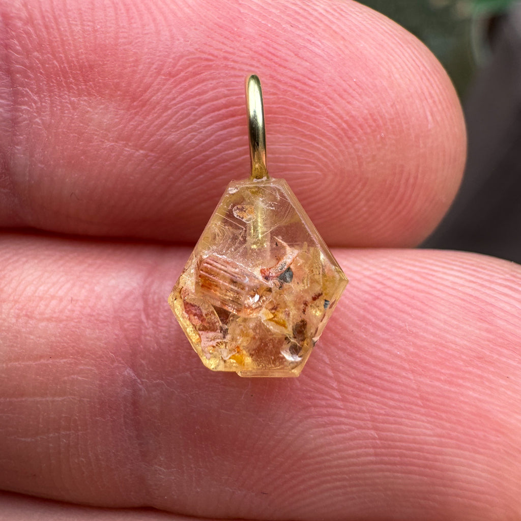 Ruwe gele Saffier - Sri lanka