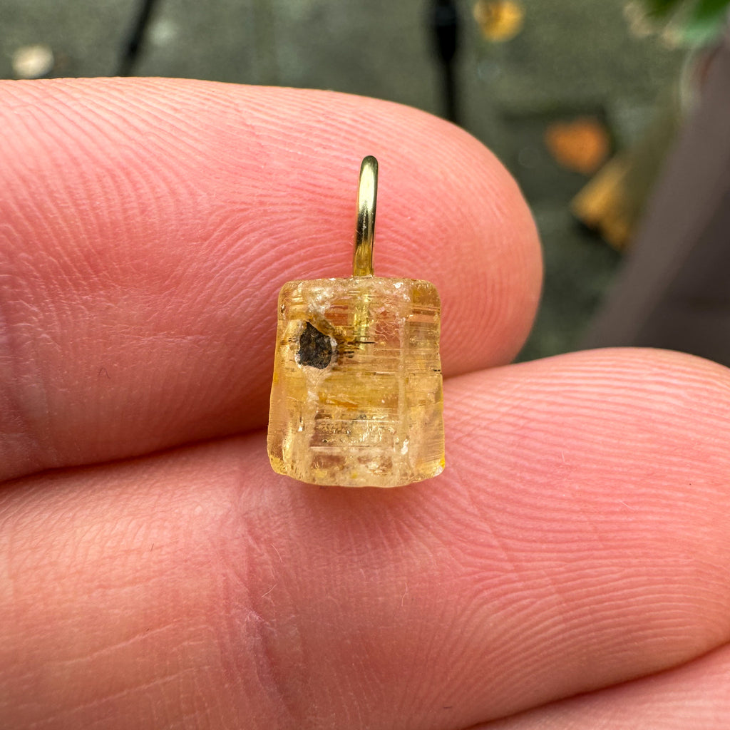 Ruwe gele Saffier - Sri lanka