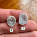 Kwarts geode hanger set