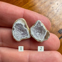 Kwarts geode hanger set