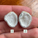 Kwarts geode hanger set