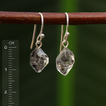 Herkimer diamant oorbellen