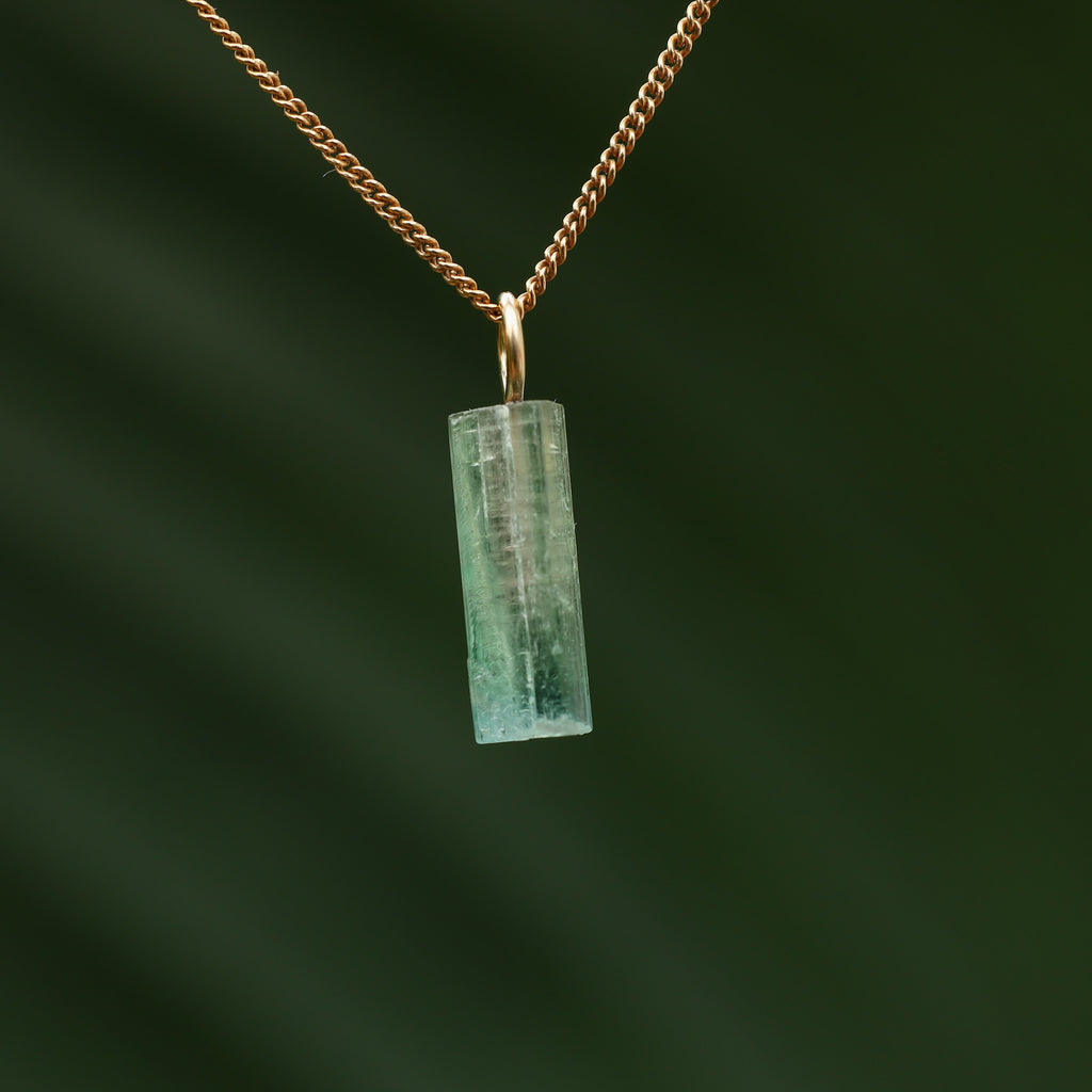 Ruwe groene Toermalijn