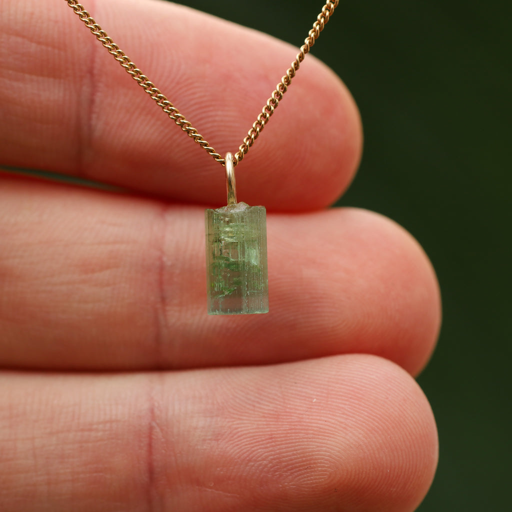 Ruwe groene Toermalijn