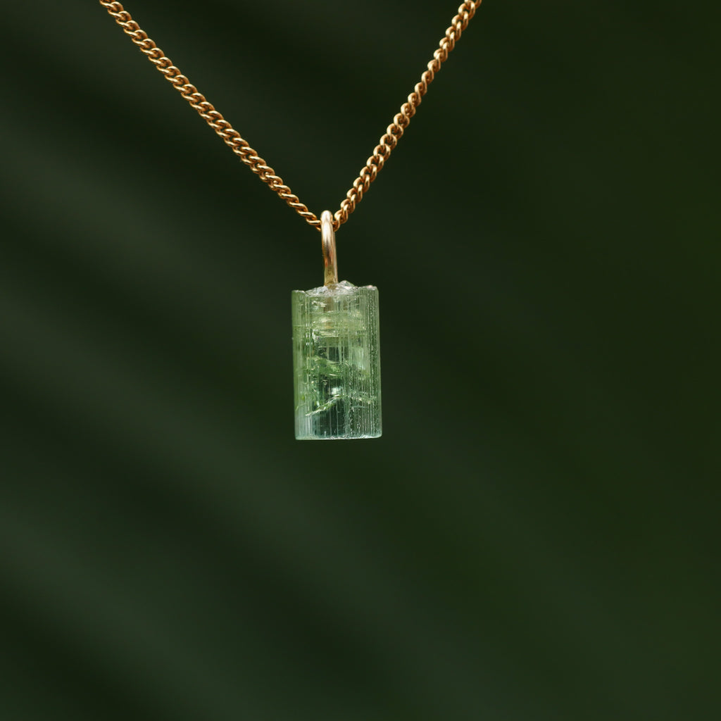 Ruwe groene Toermalijn