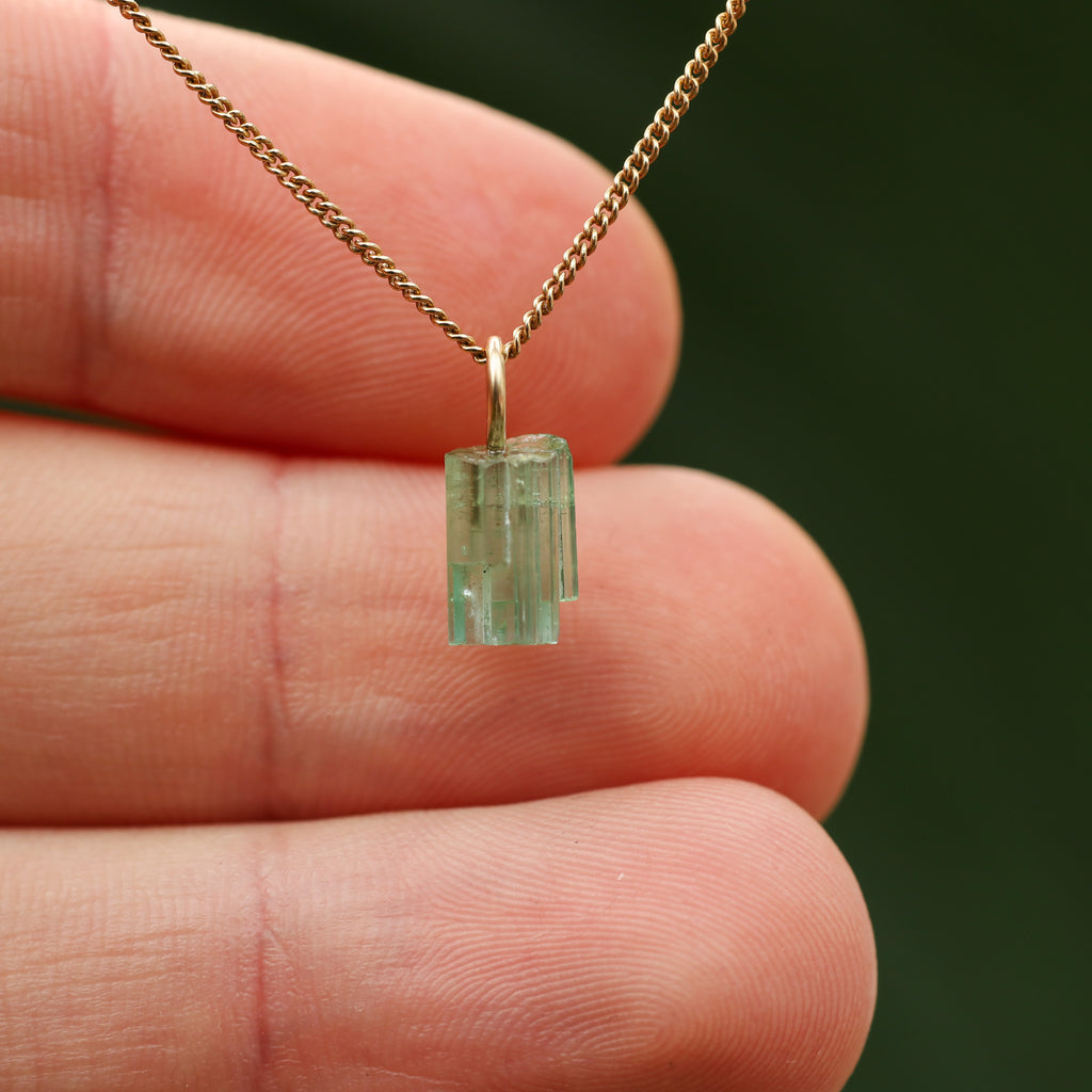 Ruwe groene Toermalijn