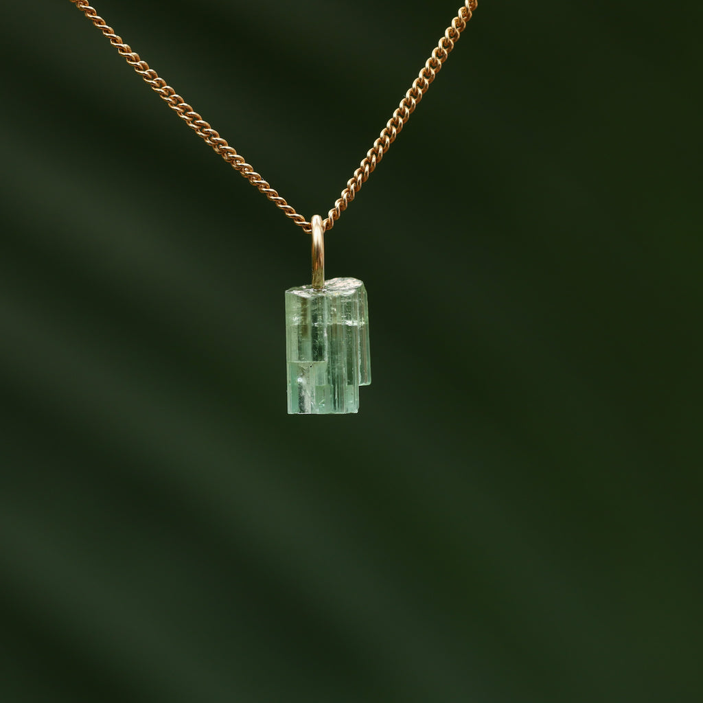 Ruwe groene Toermalijn