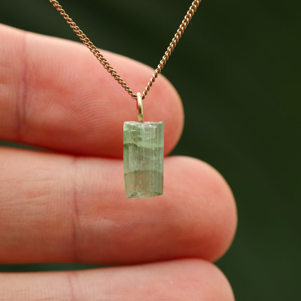 Ruwe groene Toermalijn