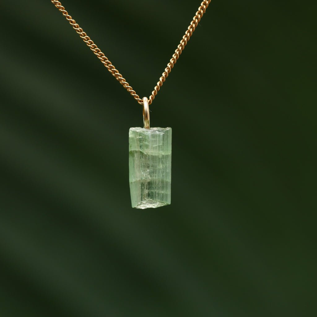 Ruwe groene Toermalijn