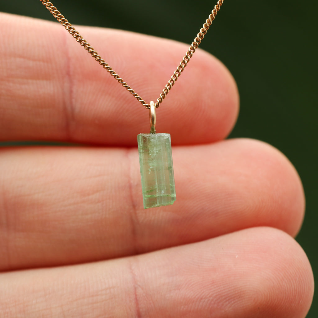 Ruwe groene Toermalijn