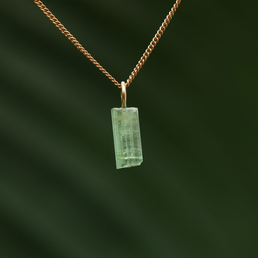 Ruwe groene Toermalijn