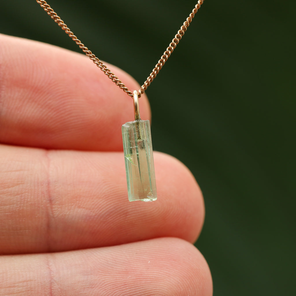 Ruwe groene Toermalijn