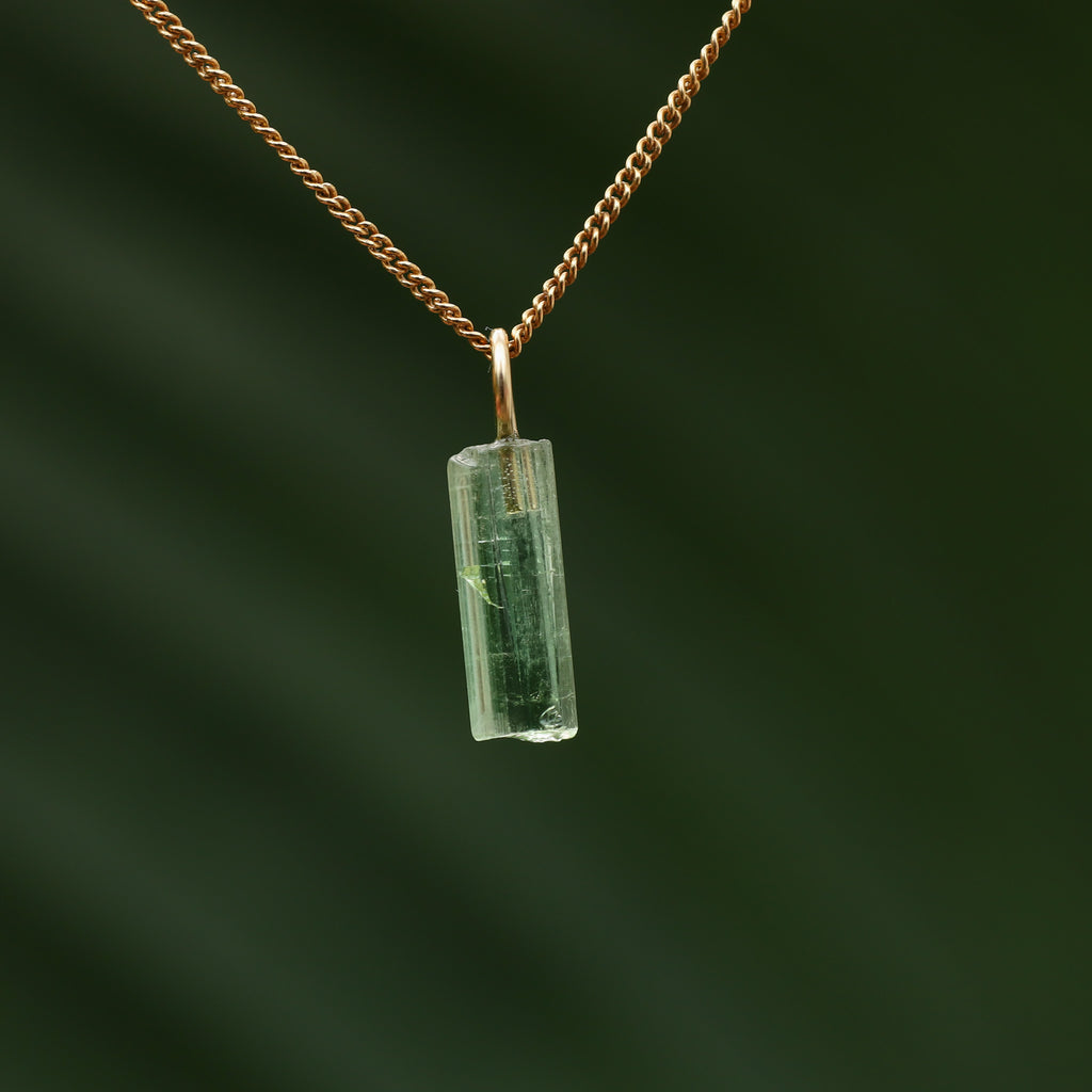 Ruwe groene Toermalijn