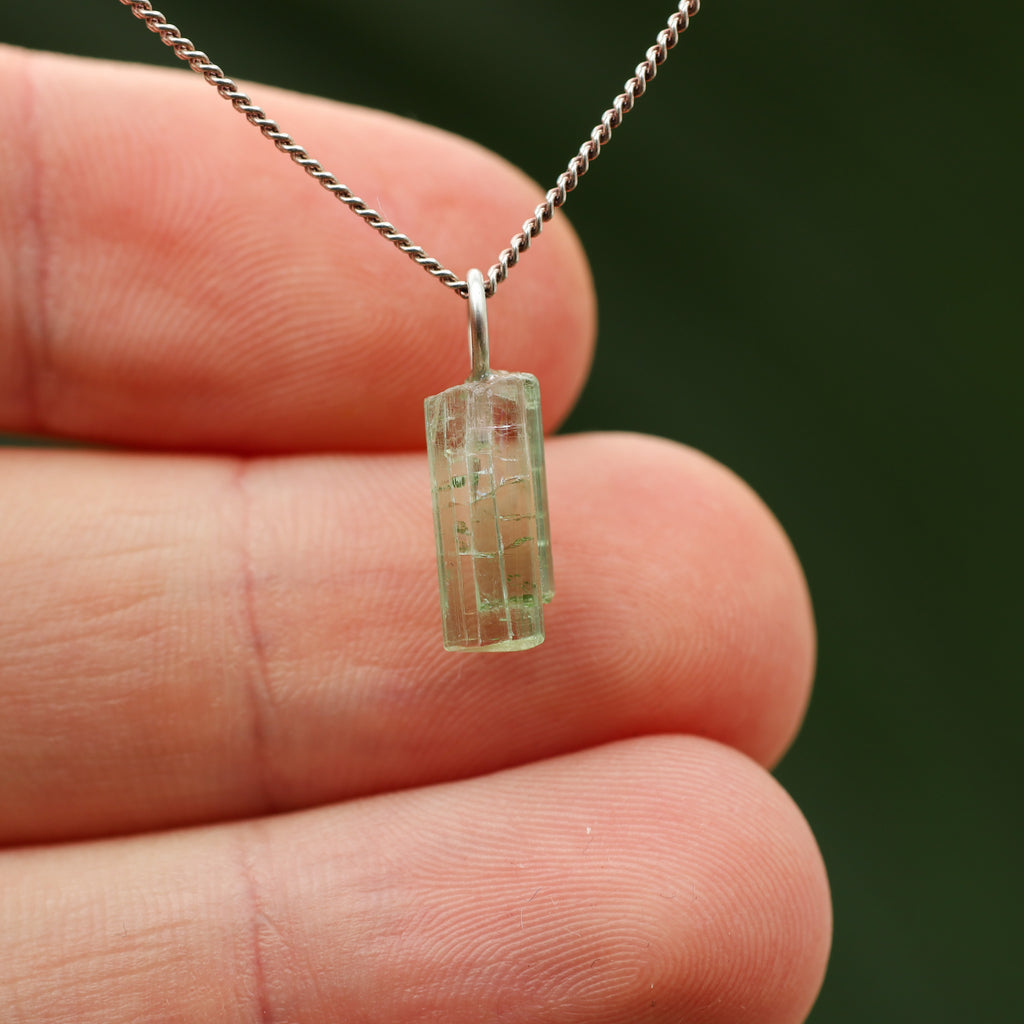 Ruwe groene Toermalijn