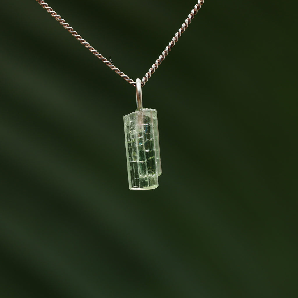 Ruwe groene Toermalijn