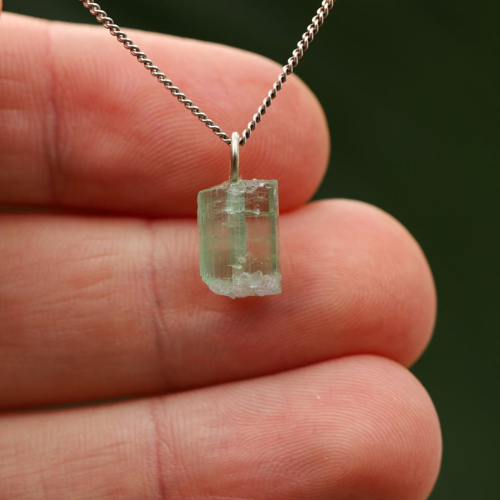 Ruwe groene Toermalijn