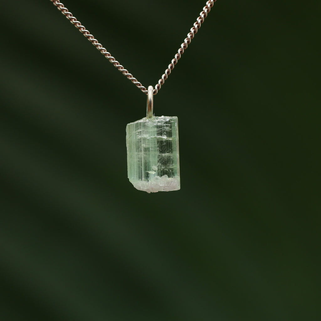 Ruwe groene Toermalijn