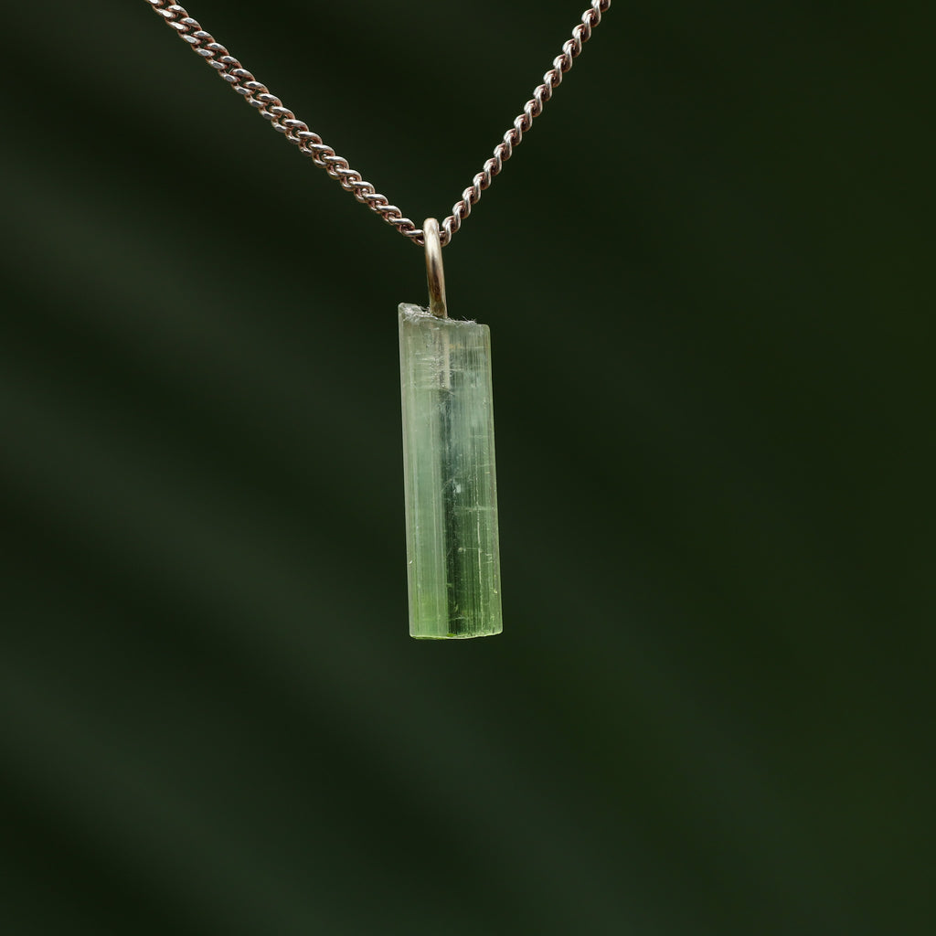 Ruwe groene Toermalijn