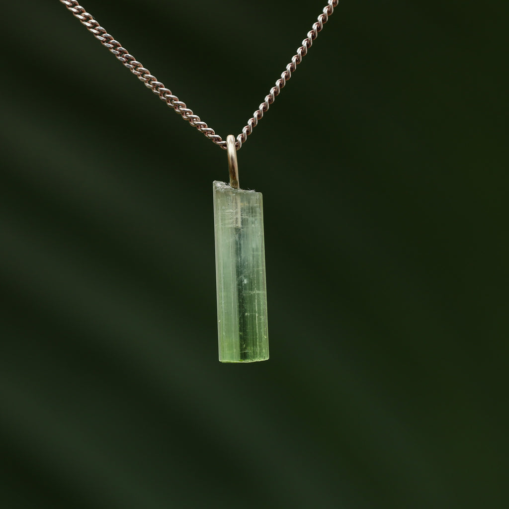 Ruwe groene Toermalijn