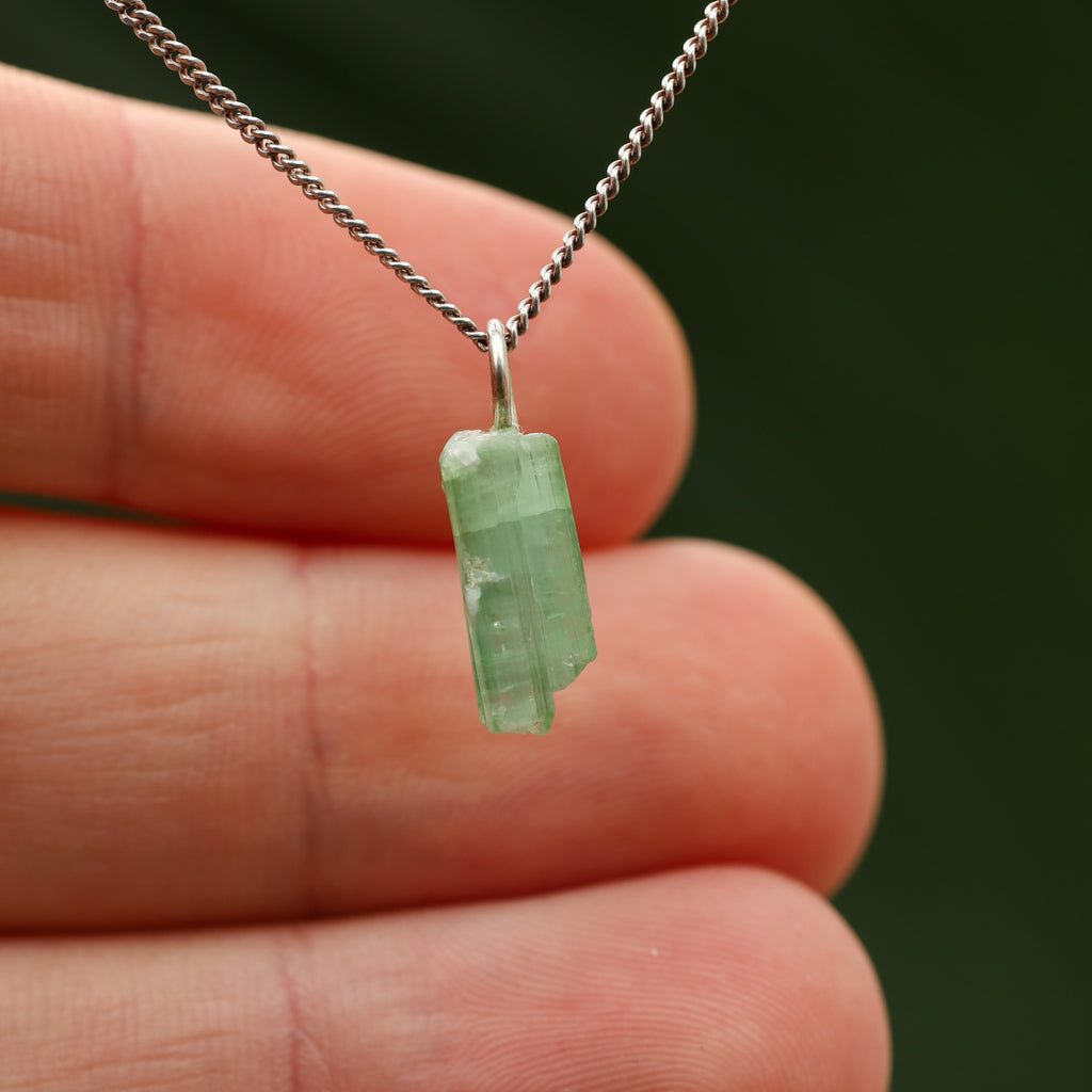 Ruwe groene Toermalijn