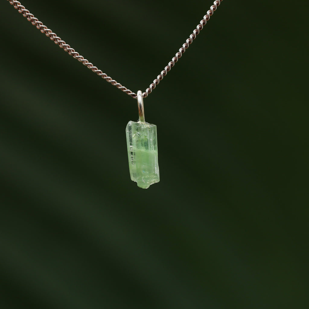 Ruwe groene Toermalijn