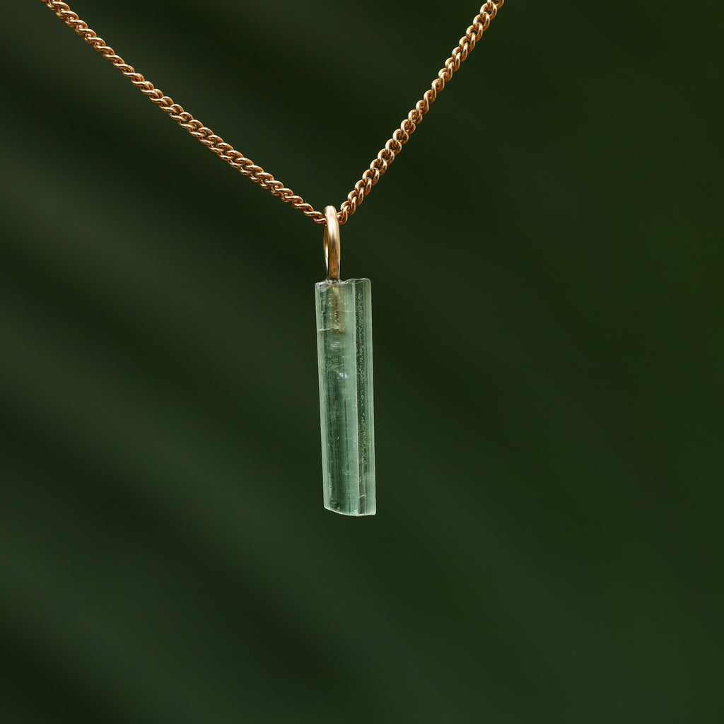 Ruwe blauwe Toermalijn