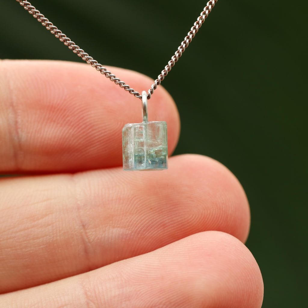 Ruwe blauwe Toermalijn