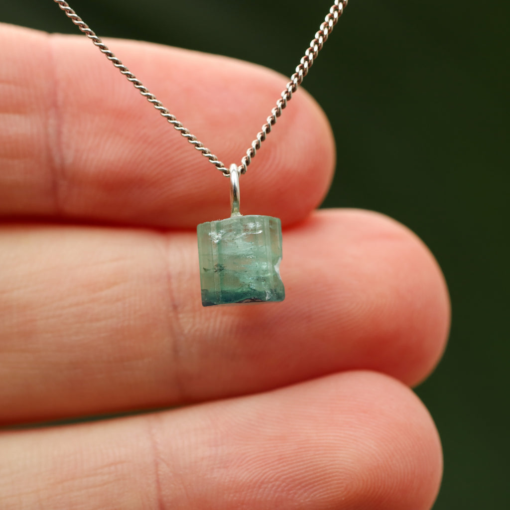 Ruwe blauwe Toermalijn