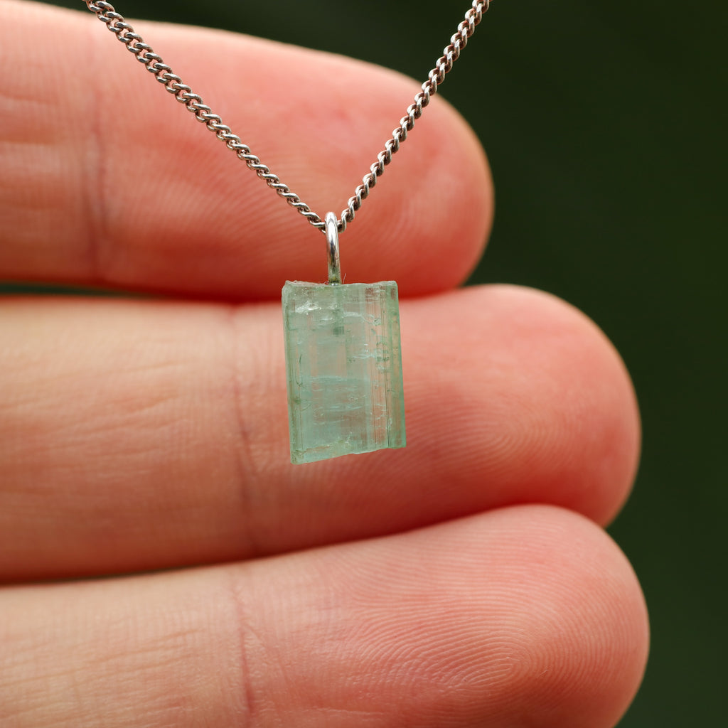 Ruwe blauwe Toermalijn