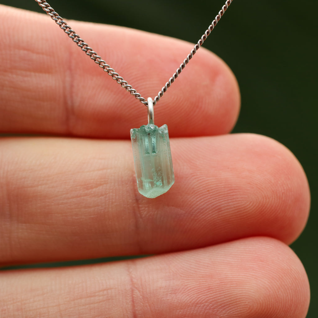 Ruwe blauwe Toermalijn