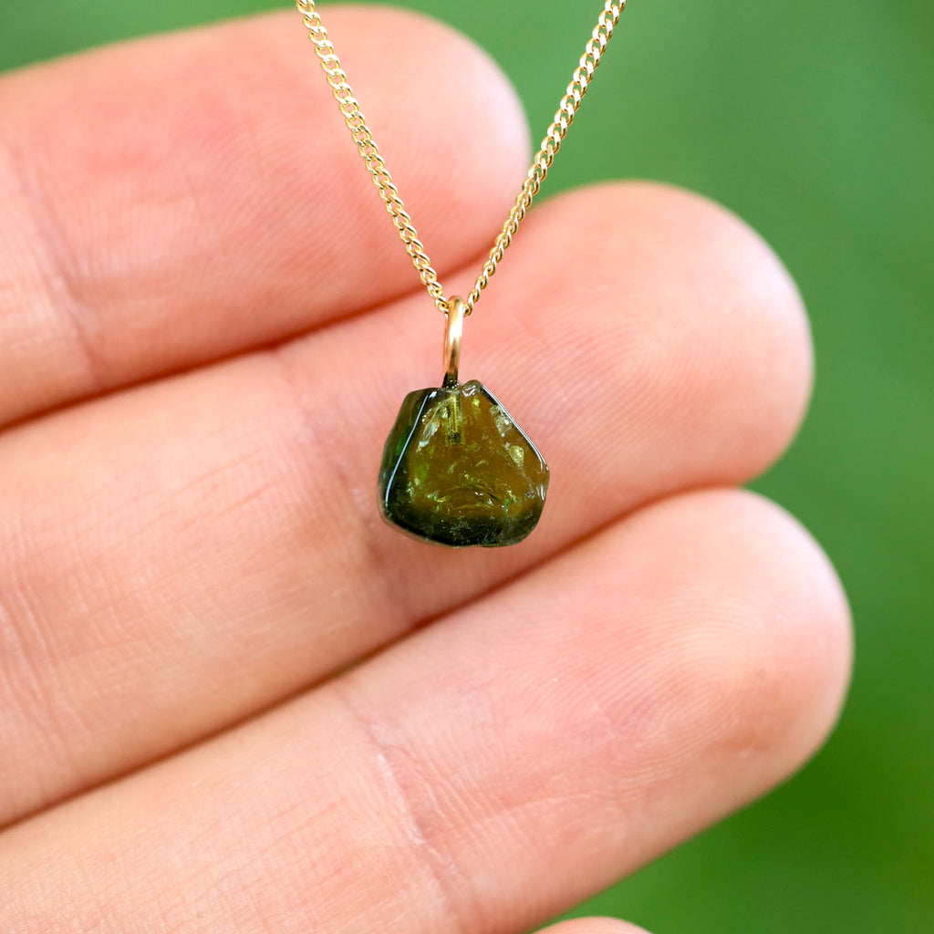 Groene Toermalijn Hanger