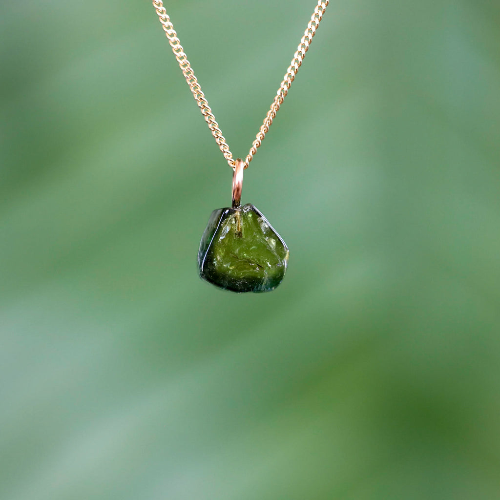 Groene Toermalijn Hanger