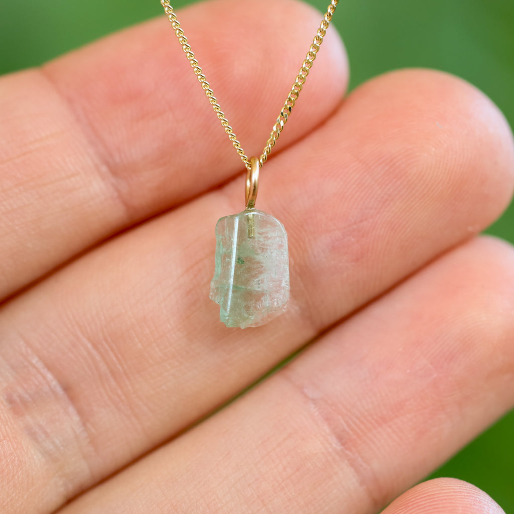 Groene Toermalijn Hanger