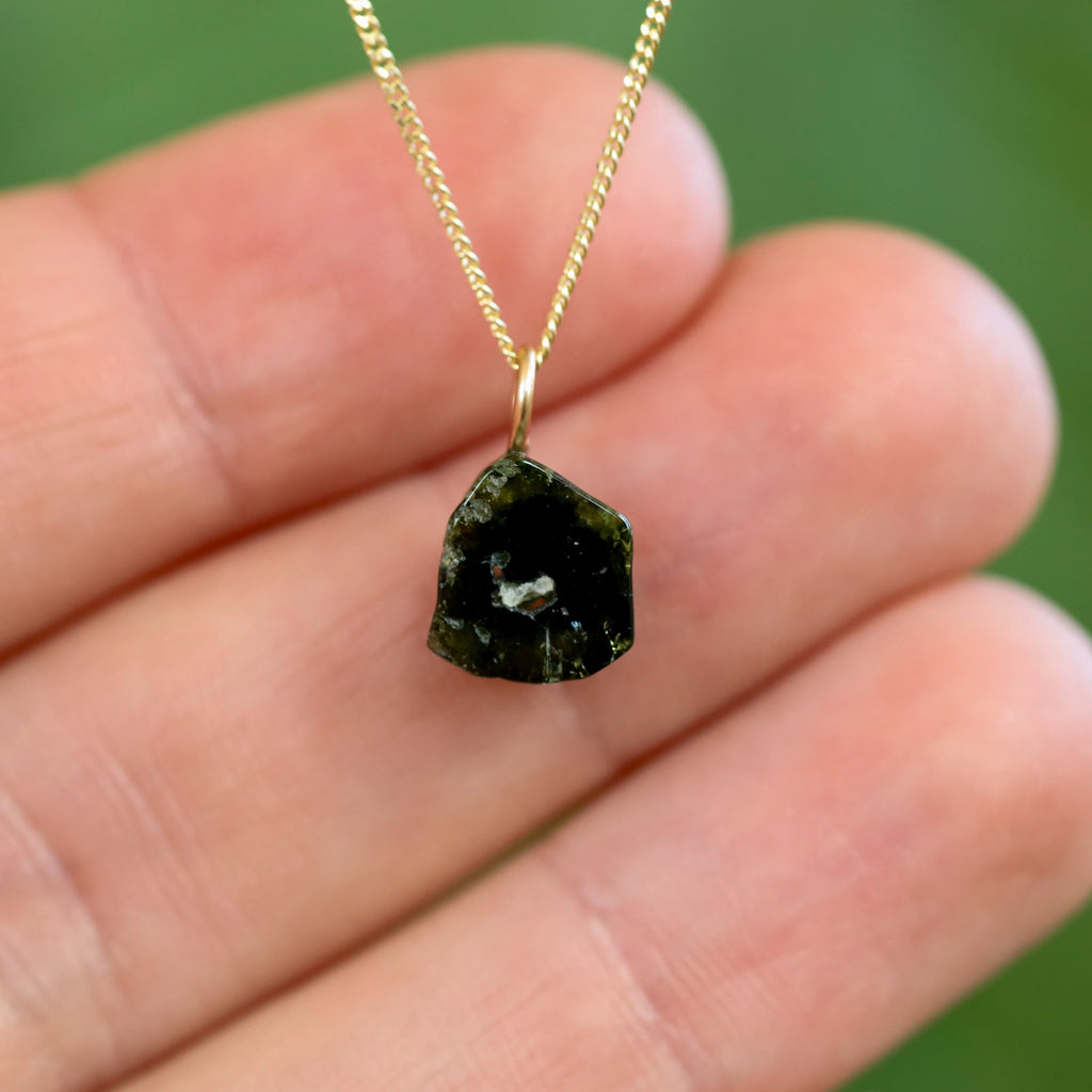 Groene Toermalijn Hanger