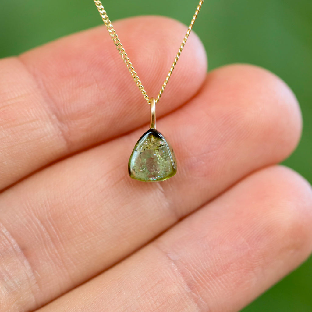 Groene Toermalijn Hanger