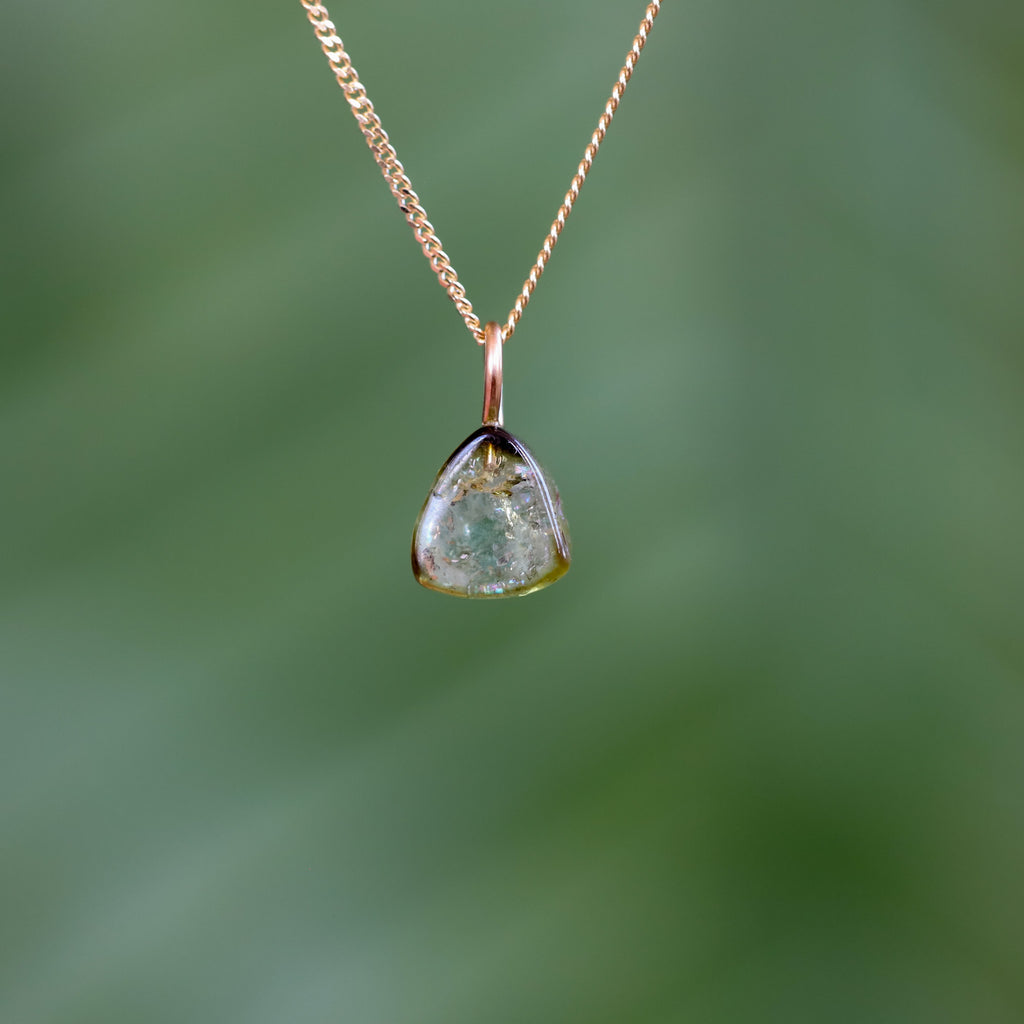 Groene Toermalijn Hanger