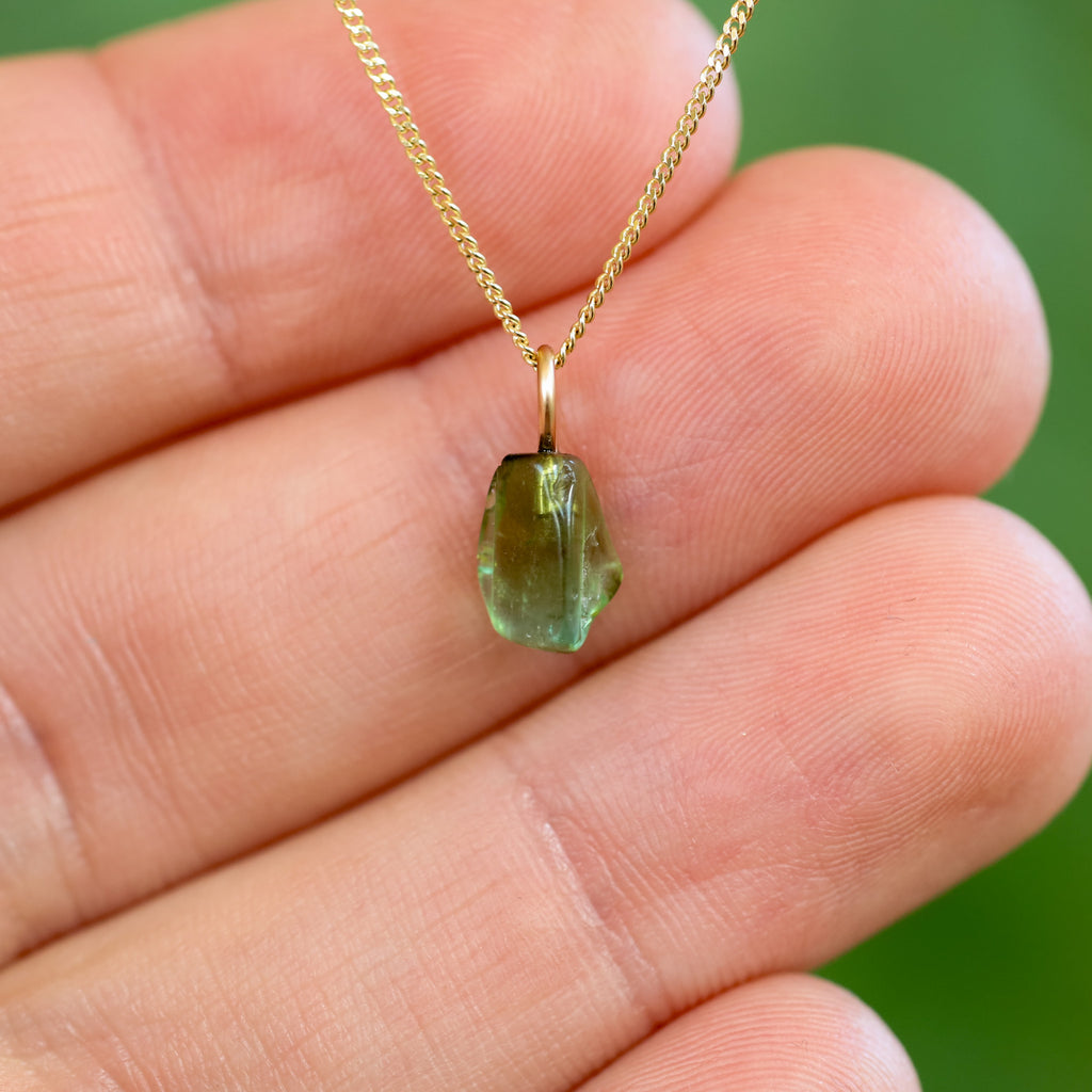 Groene Toermalijn Hanger