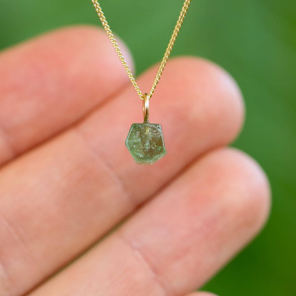 Groene Toermalijn Hanger