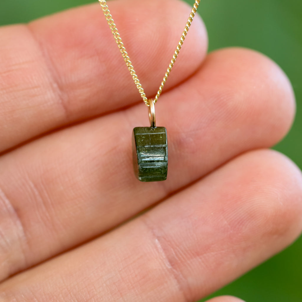 Groene Toermalijn Hanger