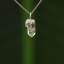 Ruwe bergkristal hanger