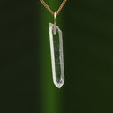 Ruwe bergkristal hanger