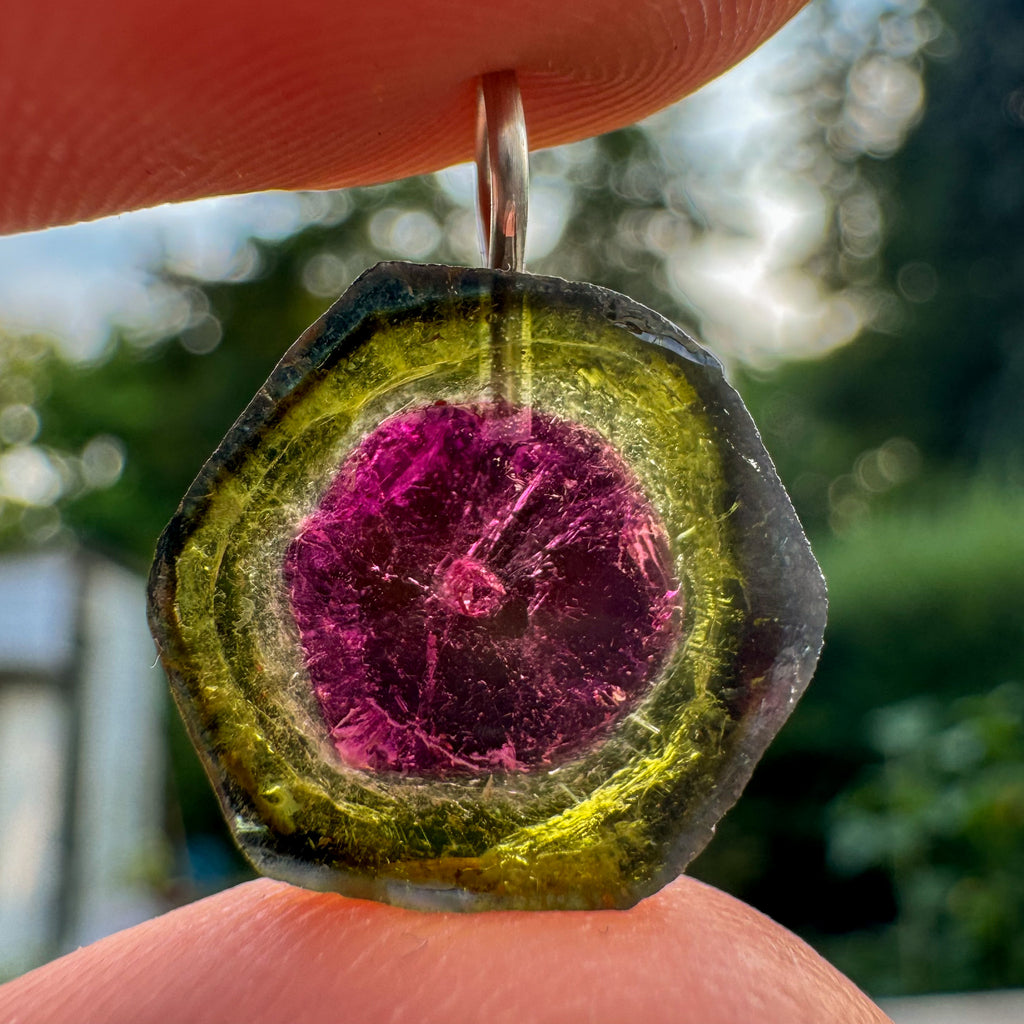 Watermeloen Toermalijn - Brazilië