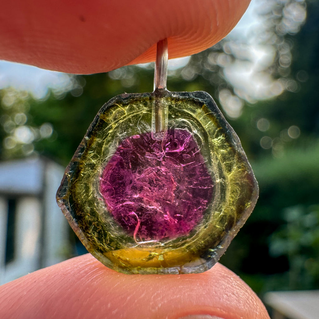 Watermeloen Toermalijn - Brazilië