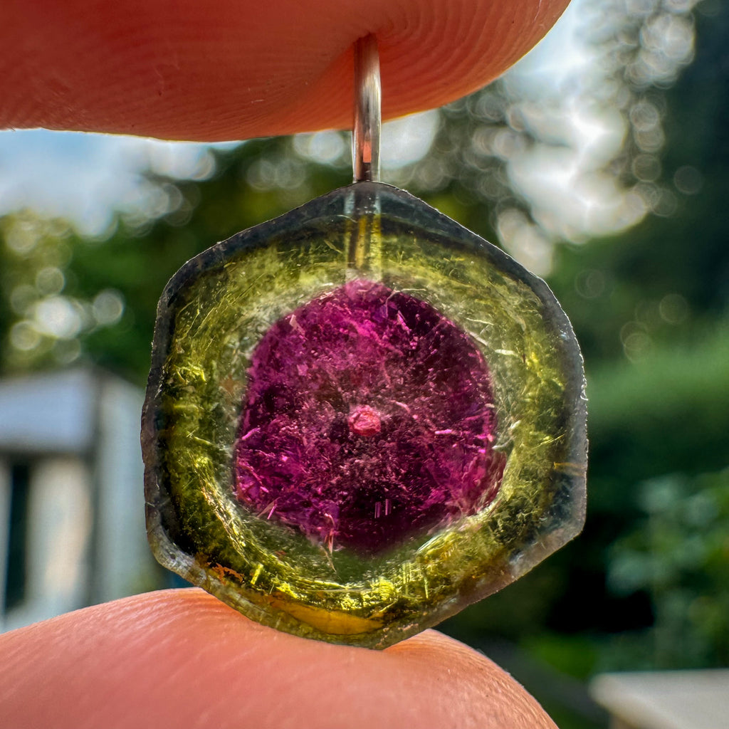 Watermeloen Toermalijn - Brazilië