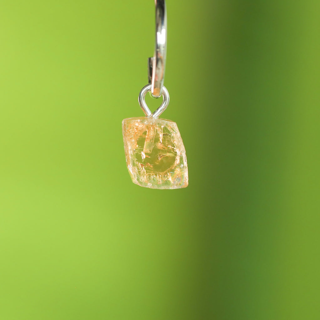 Goudtopaas oorringbedel