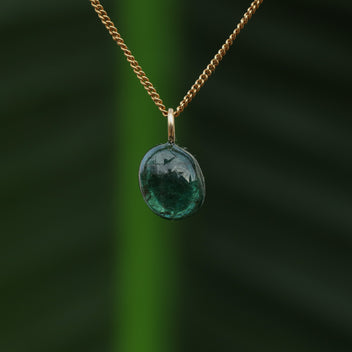 Blauw- groene Toermalijn - Brazilië