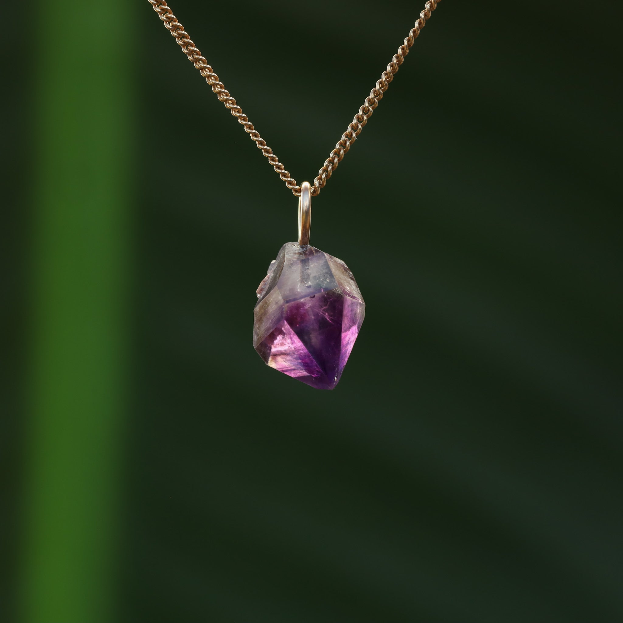 Amethyst Necklace - Handmade Jewelry – Monos edelstenen sieraden